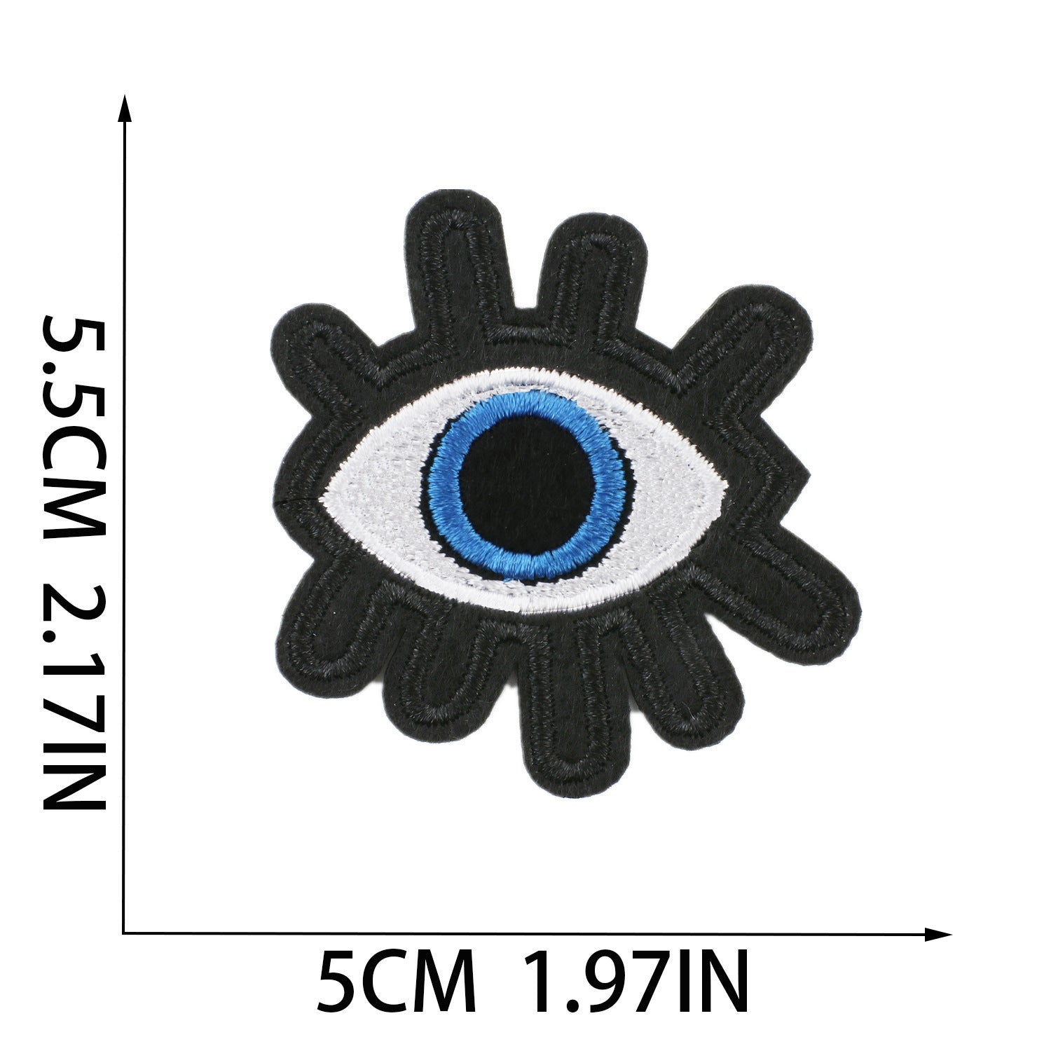 Wholesale cartoon mouth patch cactus clothes decorative embroidery stickers